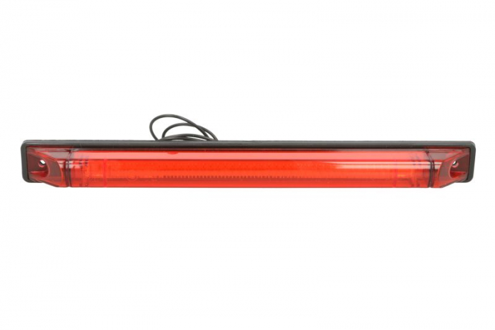 Lumina delimitare stanga dreapta, rosu, LED, inaltime 24,6mm; latime 250mm; adancime 19,7mm lungime cablu 250mm, fara prindere, 12 24V