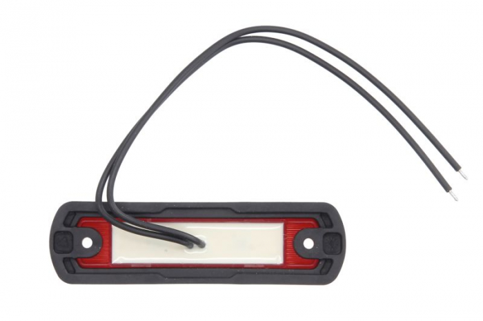 Lumina delimitare stanga/dreapta, rosu, LED, inaltime 31mm; latime 110mm; adancime 13mm lungime cablu 220mm, 12/24V [2]