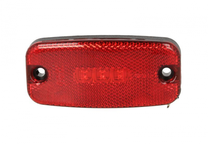 Lumina delimitare stanga dreapta, rosu, LED, inaltime 51mm; latime 22mm; adancime 111mm, lungime cablu 480mm, 12 24V (IPIP67)