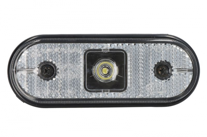 Lumina delimitare stanga dreapta; UNIPOINT I, alb, LED, inaltime 44mm; latime 119mm; adancime 18mm fara prindere, 24V (UNIPOINT I)