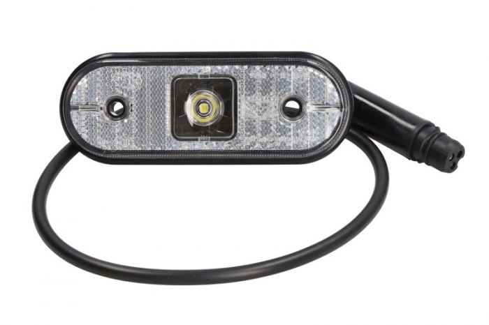 Lumina delimitare stanga dreapta; UNIPOINT I, alb, LED, lungime cablu 500mm (conector: ASS3 3PIN, UNIPOINT I)