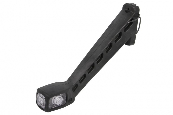 Lumina delimitare stanga, forma: dreptunghiular, portocaliu/rosu/alb, LED pe brațul lung, 12/24V [3]