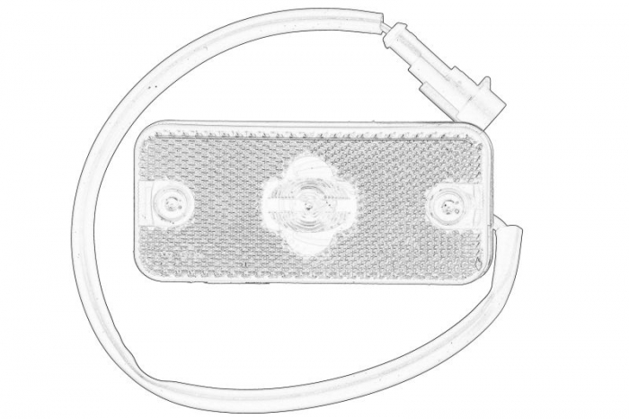 Lumina delimitare stanga, galben, W5W, 12 24V potrivit IVECO EUROSTAR, EUROTECH MH, EUROTECH MP, STRALIS I, TRAKKER I 01.92-