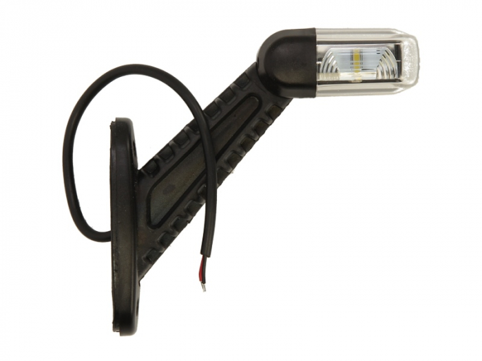 Lumina delimitare stanga, portocaliu rosu alb, LED, inaltime 143,7mm; latime 148,6mm; adancime 61,5mm, fixare verticala, 12 24V