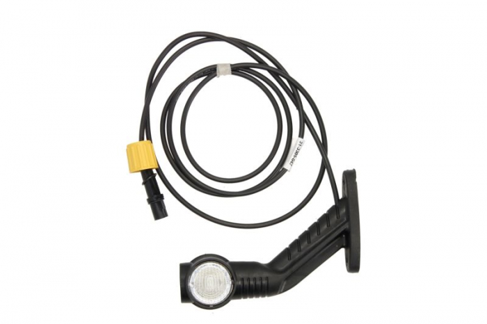 Lumina delimitare stanga, portocaliu rosu alb, LED, inaltime 15,5mm lungime cablu 2000mm, pe bratul lung, 24V