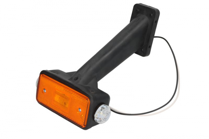 Lumina delimitare stanga, portocaliu/rosu/alb, LED lungime cablu 160mm, pe brațul lung, 24V [3]