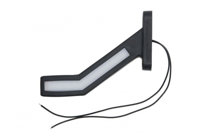 Lumina delimitare stanga, portocaliu rosu alb, LED lungime cablu 240mm, pe bratul lung, 12 24V (tip: neon)