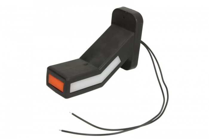 Lumina delimitare stanga, portocaliu/rosu/alb, LED lungime cablu 240mm, pe brațul mediu-lung, 12/24V (tip: neon) [3]