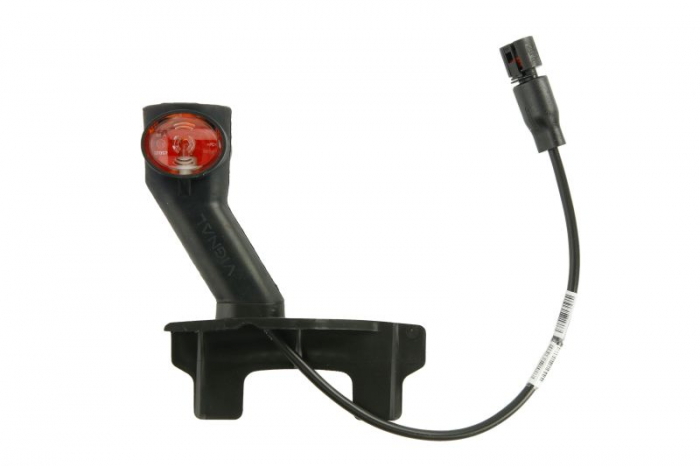 Lumina delimitare stanga, portocaliu/rosu/alb, lungime cablu 350mm, 12/24V [2]