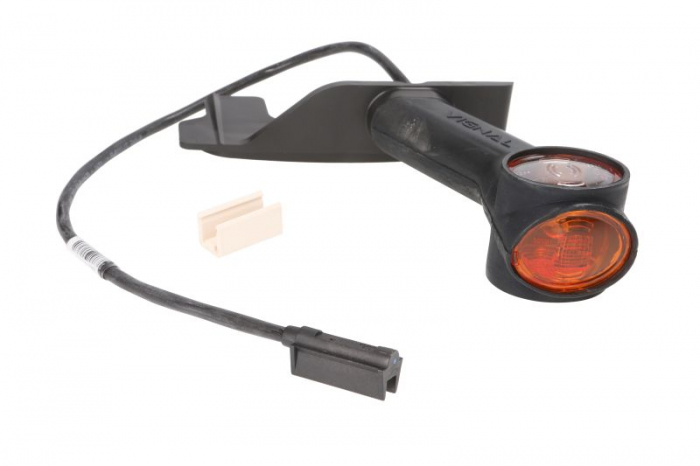 Lumina delimitare stanga, portocaliu/rosu/alb, lungime cablu 500mm, pe brațul mediu-lung, 12/24V [3]