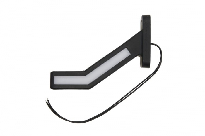 Lumina delimitare stanga, rosu/alb, LED lungime cablu 240mm, pe brațul lung, 12/24V (tip: neon) [2]