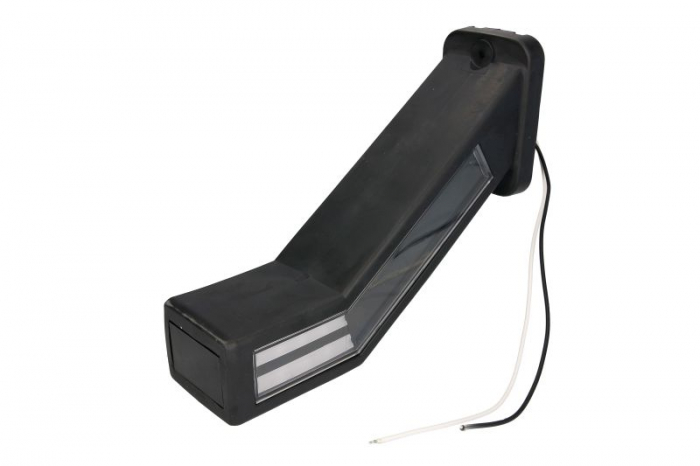 Lumina delimitare stanga, rosu/alb, LED lungime cablu 400mm, pe brațul lung, 12/24V [3]