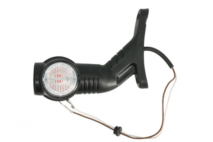 Lumina delimitare stanga; SUPERPOINT III, portocaliu rosu alb, LED brat scurt, 24V (SUPERPOINT III)