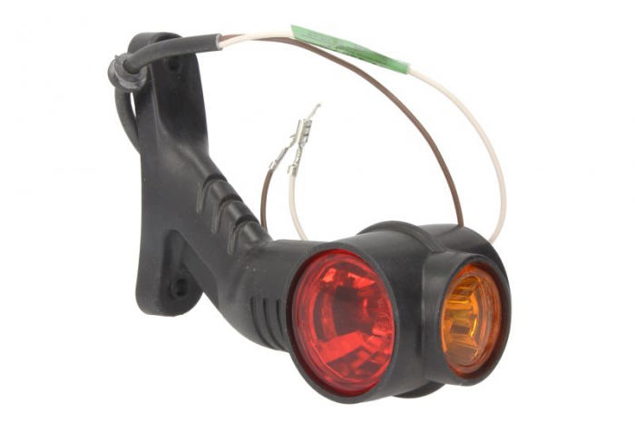 Lumina delimitare stanga; SUPERPOINT III, portocaliu/rosu/alb, T4W brat scurt, 24V (SUPERPOINT III) [3]