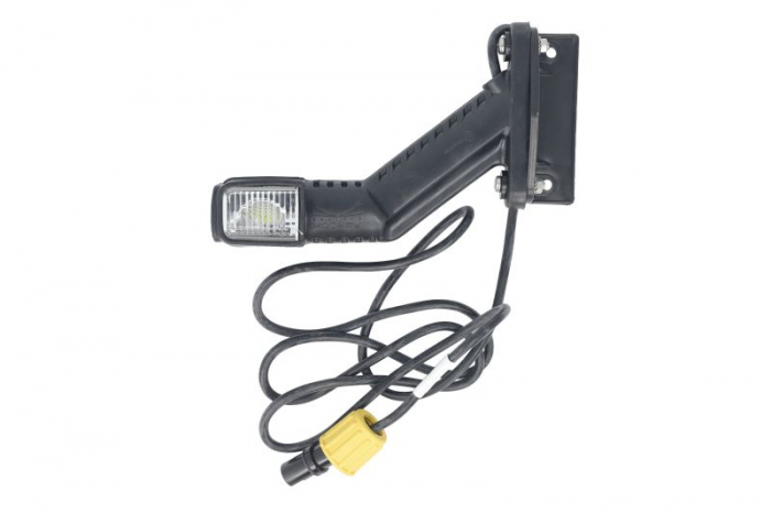 Lumina delimitare stanga; SUPERPOINT IV, portocaliu/rosu/alb, LED lungime cablu 1500mm, pe brațul lung, 12/24V (conector: ASS2, IP69K, SUPERPOINT IV) [2]
