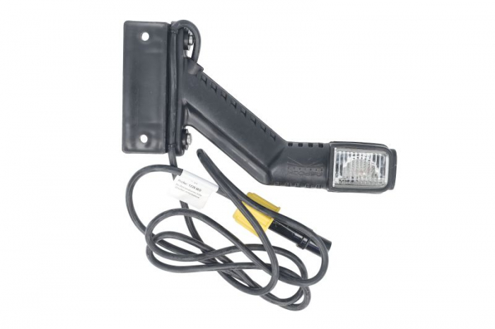 Lumina delimitare stanga; SUPERPOINT IV, portocaliu rosu alb, LED lungime cablu 1500mm, pe bratul lung, 12 24V (conector: ASS2, IP69K, SUPERPOINT IV)