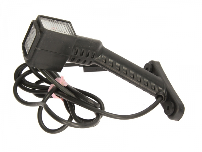 Lumina delimitare stanga; SUPERPOINT IV, portocaliu/rosu/alb, LED lungime cablu 2000mm, pe brațul lung, 12/24V (conector: CLICK-IN, SUPERPOINT IV) [2]