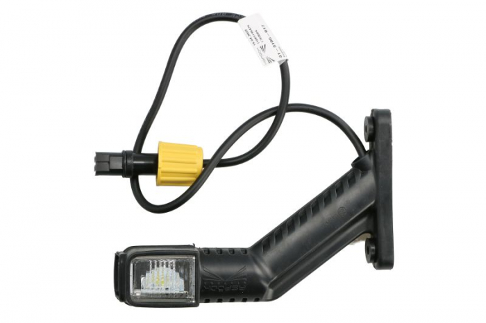 Lumina delimitare stanga; SUPERPOINT IV, portocaliu rosu alb, LED lungime cablu 500mm, pe bratul lung, 12 24V (conector: ASS2, SUPERPOINT IV)