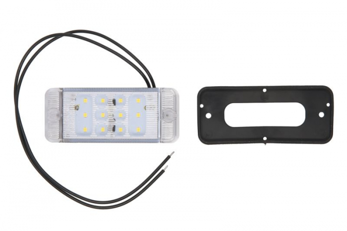 Lumina interior (12V) lungime: 107,4mm; latime: 46,7mm; inaltime:23mm