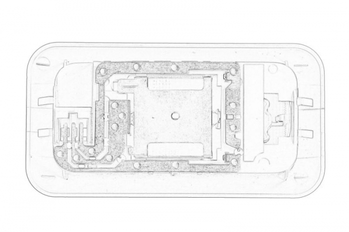 Lumina interior CITROEN JUMPER II, NEMO, NEMO/MINIVAN; FIAT DOBLO, DUCATO, GRANDE PUNTO, PANDA, QUBO; PEUGEOT BIPPER, BOXER 09.03- [2]