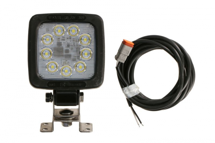 Lumina lucru (12 24 70V, 36W, 3000lm, numar elemente LED: 9, lungime: 101mm, inaltime: 101mm, adancime: 75mm, lungime cablu: 2,5m)