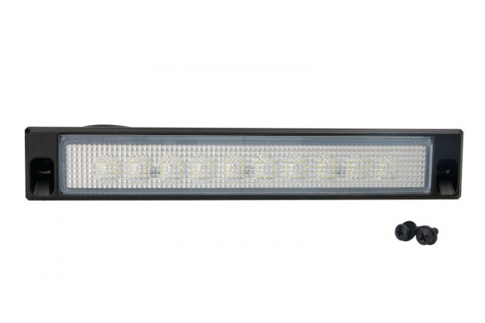 Lumina lucru (12 24V, 19W, 1400lm, numar elemente LED: 9, lungime: 271mm, inaltime: 44mm, adancime: 34mm, lungime cablu: 0,5m)