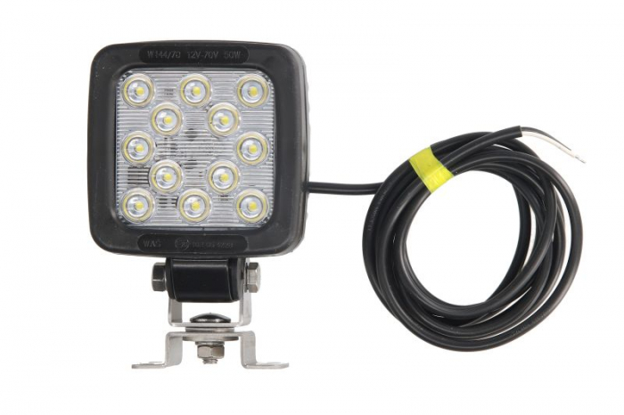 Lumina lucru (12 70V, 50W, 4000lm, numar elemente LED: 12, lungime: 101mm, inaltime: 101mm, adancime: 75mm, lungime cablu: 2,5m)