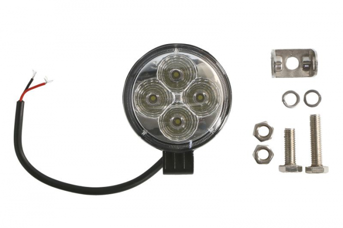 Lumina lucru (Epistar LED, 10-30V, 12W, 960lm, numar elemente LED: 4x3W, adancime: 35mm, diametru: 74mm)