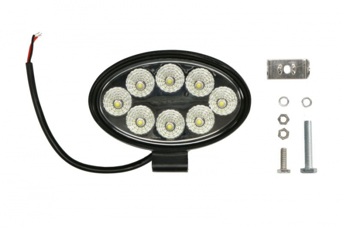 Lumina lucru (Epistar LED, 10-30V, 24W, 1920lm, numar elemente LED: 8x3W, inaltime: 90mm, latime: 142mm, adancime: 62mm)