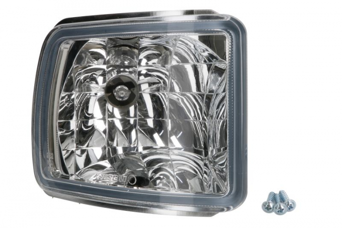 Lumina lucru (H27, 12V, lungime: 123mm, inaltime: 115mm, adancime: 121mm, cu bec; partea dreapta) potrivit JOHN DEERE