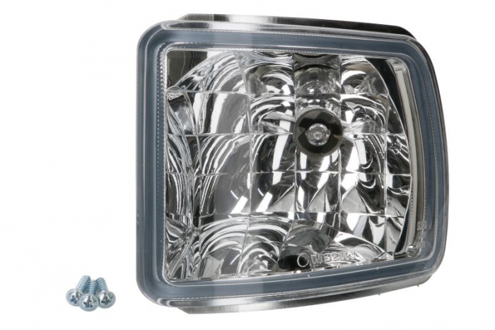 Lumina lucru (H27, 12V, lungime: 123mm, inaltime: 115mm, adancime: 121mm, cu bec; stanga) potrivit JOHN DEERE 5000, 6000