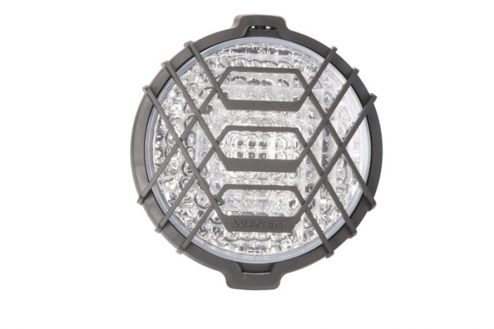 Lumina lucru (H3, 12 24V, 70W, adancime: 64mm, diametru: 159mm, carcasa din plastic; grilaj de plastic; intrerupator; maner metalic)