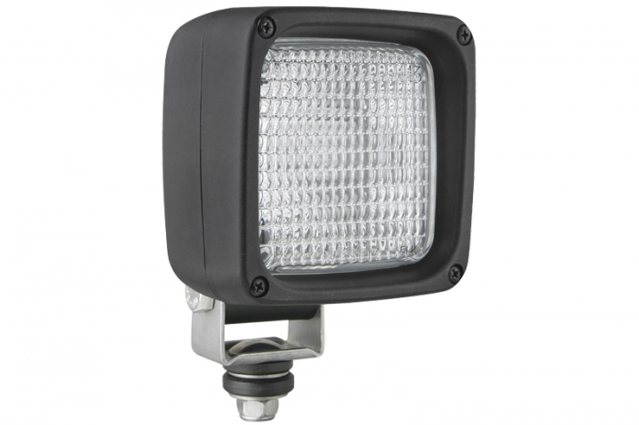 Lumina lucru (H3, 12 24V, 70W, lungime: 100mm, inaltime: 100mm, adancime: 91mm, carcasa din plastic; Conector AMP) potrivit DEUTZ FAHR AGROTRON; JOHN DEERE 6000 01.95-