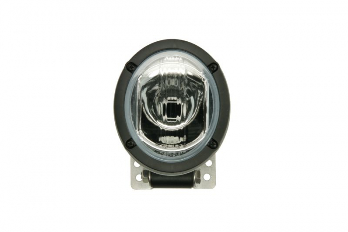 Lumina lucru (H3, 12 24V, 70W, lungime: 104mm, inaltime: 120mm, adancime: 100mm, amortizor; carcasa din plastic; Conector AMP; Optica FF; prindere omega)