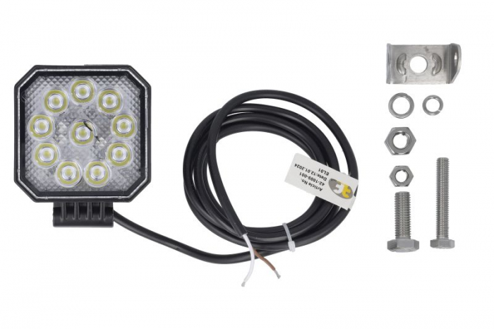 Lumina lucru (LED, 10 12 24 60V, 10W, 1000lm, numar diode: 10, adancime: 55mm, lumina dispersata; cu intrerupator)