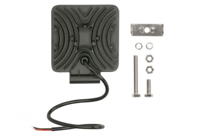 Lumina lucru (LED, 12/24/30V, 12W, 1000lm, numar diode: 5x3W, inaltime: 109mm, latime: 109mm, adancime: 50mm, lungime cablu: 0,45m, lumina dispersata) [2]
