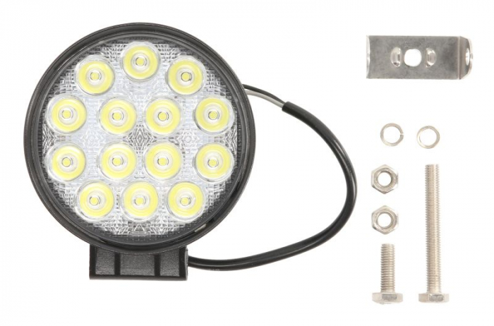 Lumina lucru (LED, 12 24 30V, 39W, 2500lm, numar elemente LED: 13, adancime: 75mm, diametru: 128mm, lumina focalizata)