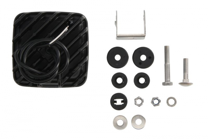 Lumina lucru (LED, 12/24V, 11W, 800lm, numar elemente LED: 6, lungime: 104mm, inaltime: 105mm, adancime: 51mm, lungime cablu: 0,5m) [2]