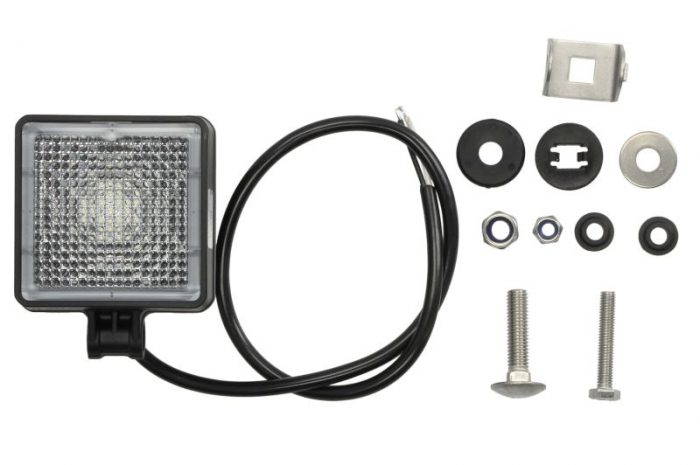 Lumina lucru (LED, 12 24V, 12W, 800lm, numar elemente LED: 2, lungime: 68mm, inaltime: 67mm, adancime: 70mm, lungime cablu: 0,5m, lumina dispersata)