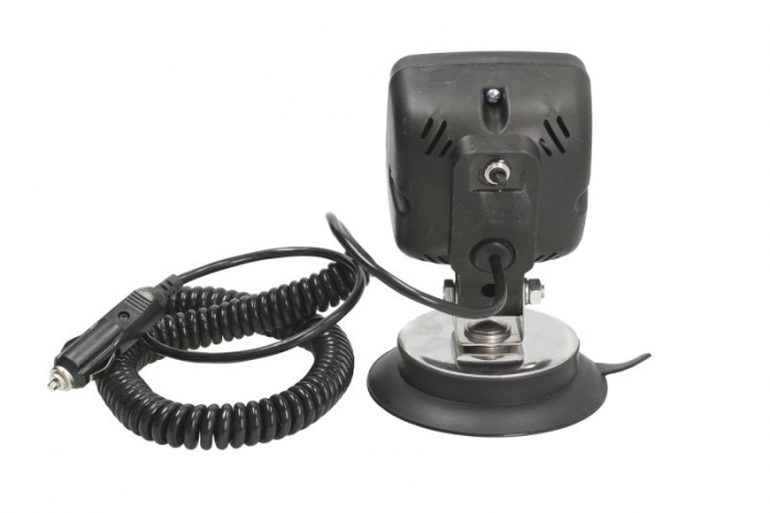 Lumina lucru (LED, 12/24V, 17W, 1750lm, numar elemente LED: 12, lungime: 101mm, inaltime: 101mm, adancime: 60mm, cu comutator; cu dop; cu fir spiralat de 3m; montabil cu magnet) [2]