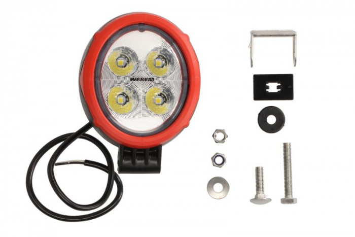 Lumina lucru (LED, 12 24V, 18W, 1500lm, numar elemente LED: 4, inaltime: 120mm, latime: 105mm, adancime: 81mm, lungime cablu: 0,5m, lumina focalizata)