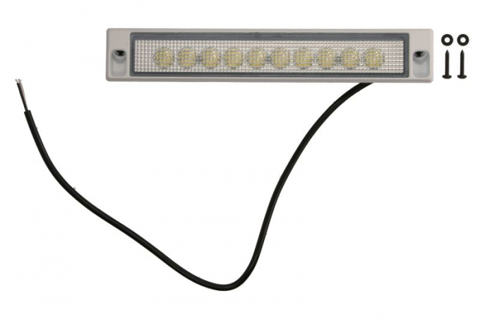 Lumina lucru (LED, 12 24V, 19W, 2200lm, lungime: 271mm, inaltime: 48mm, adancime: 36mm, lungime cablu: 0,5m)