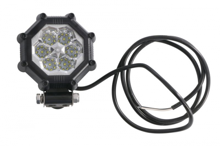 Lumina lucru (LED, 12 24V, 23W, 1800lm, numar diode: 6, inaltime: 105mm, latime: 105mm, adancime: 58mm, lungime cablu: 1,5m, lumina dispersata)
