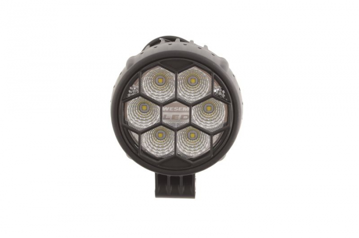 Lumina lucru (LED, 12 24V, 24W, 1500lm, numar elemente LED: 6, adancime: 74mm, diametru: 117mm, lungime cablu: 0,5m, cadru din plastic; carcasa din aliaj)