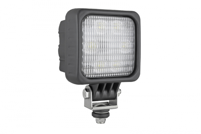 Lumina lucru (LED, 12 24V, 24W, 1500lm, numar elemente LED: 6, lungime: 100mm, inaltime: 100mm, adancime: 76mm, cu conector Deutsch)