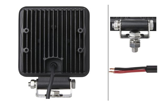 Lumina lucru (LED, 12/24V, 25W, 2500lm, numar elemente LED: 16, inaltime: 108mm, latime: 108mm, adancime: 48mm) [2]
