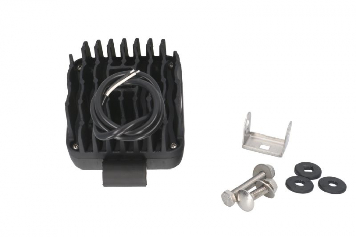 Lumina lucru (LED, 12/24V, 28W, 2500lm, numar elemente LED: 6, lungime: 100mm, inaltime: 100mm, adancime: 76mm, lungime cablu: 0,5m, cadru din plastic; carcasa din aliaj) [2]