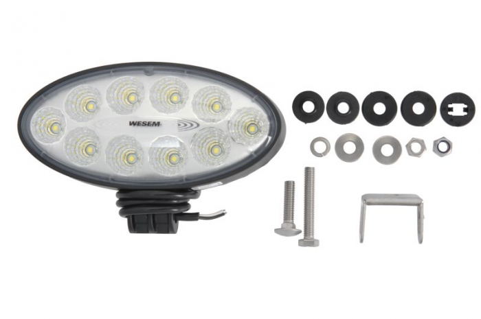 Lumina lucru (LED, 12 24V, 40W, 4000lm, numar elemente LED: 10, lungime: 176mm, inaltime: 87mm, adancime: 86mm, lungime cablu: 0,5m)