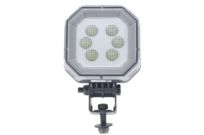 Lumina lucru (LED, 12 24V, 8W, 800lm, numar diode: 6, inaltime: 98mm, latime: 98mm, adancime: 53mm, 2 pin socket; lumina dispersata)