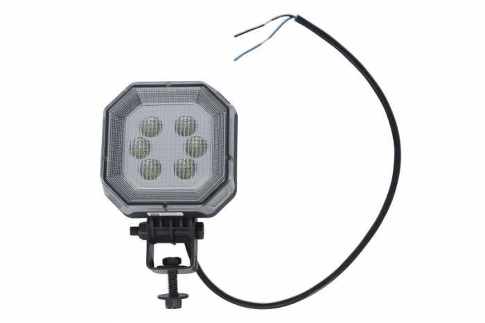 Lumina lucru (LED, 12 24V, 8W, 800lm, numar diode: 6, inaltime: 98mm, latime: 98mm, adancime: 53mm, lungime cablu: 0,2m, lumina dispersata; cu intrerupator)